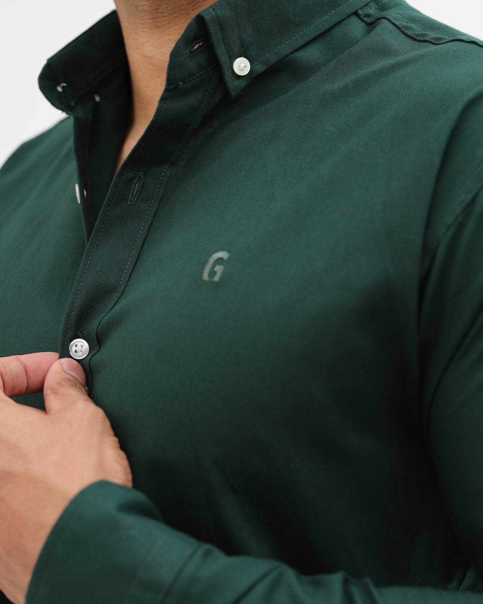 Dark Green Casual Shirtcasual shirtGarderobe Clothing