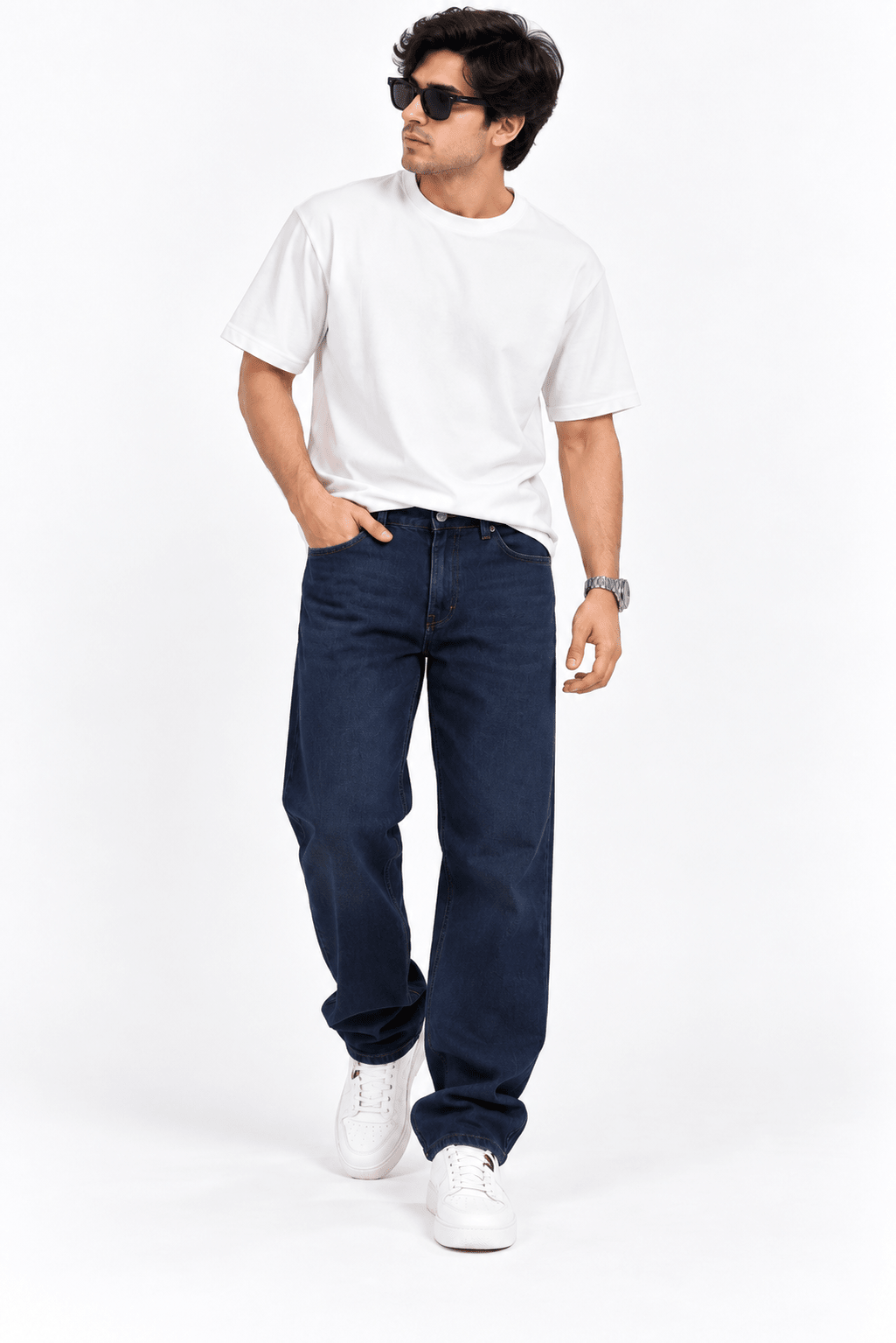 Dark Navy Baggy - AS JeansGarderobe Clothing