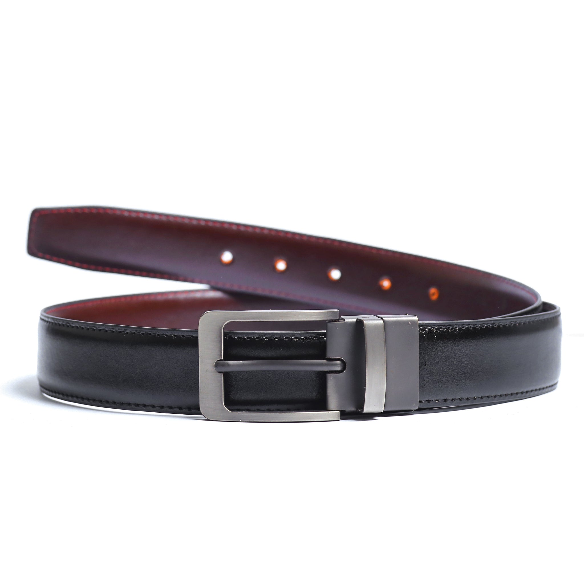 Eclipse Reversible Elegance Leather Beltleather beltGarderobe Clothing