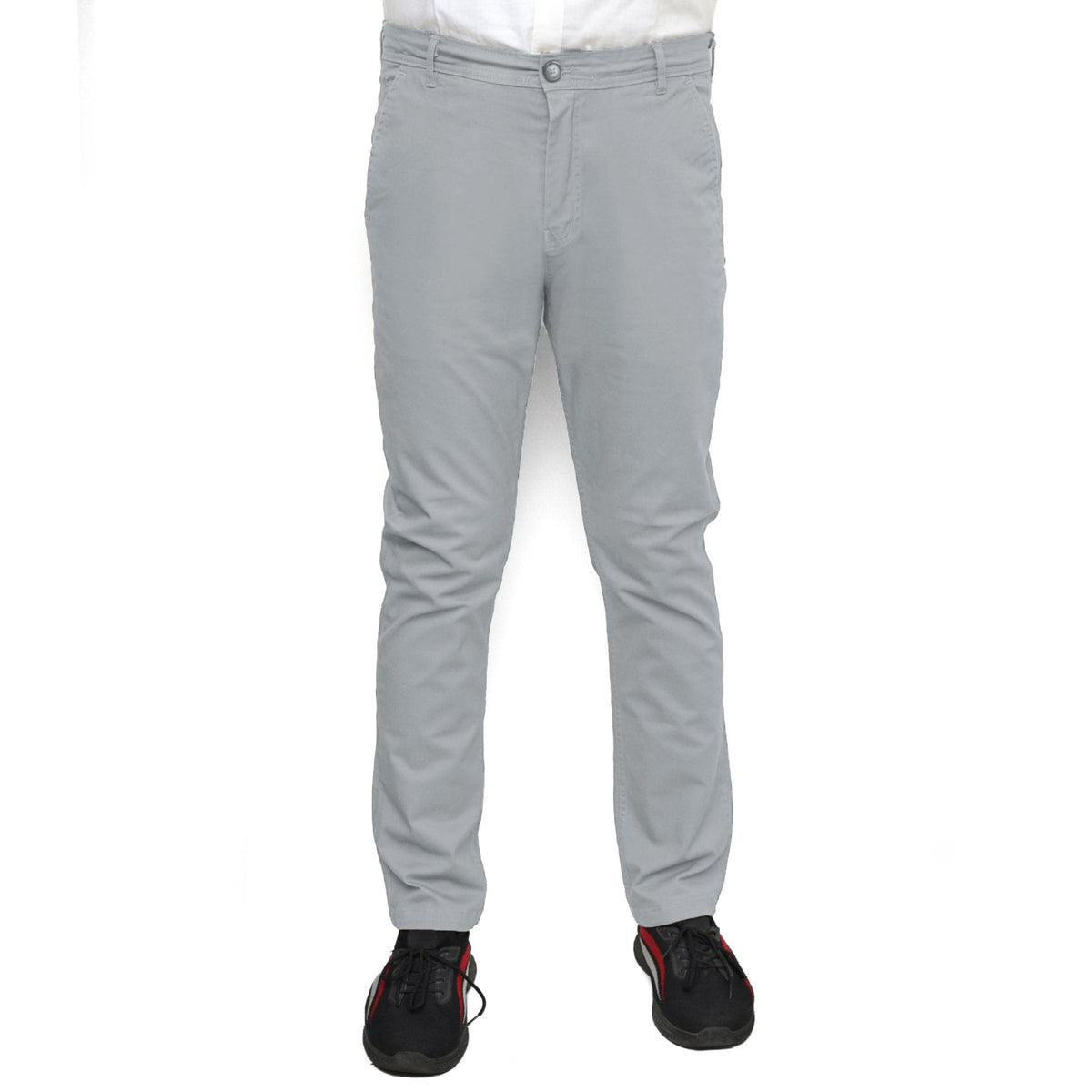 Graphite Cotton Pant - Straight FitPantGarderobe Clothing