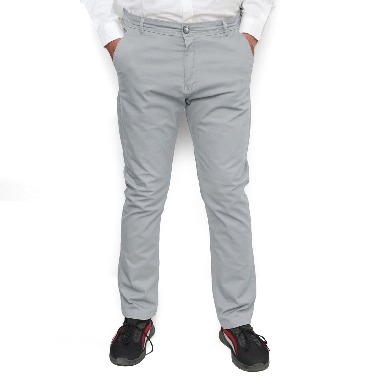 Graphite Cotton Pant - Straight FitPantGarderobe Clothing