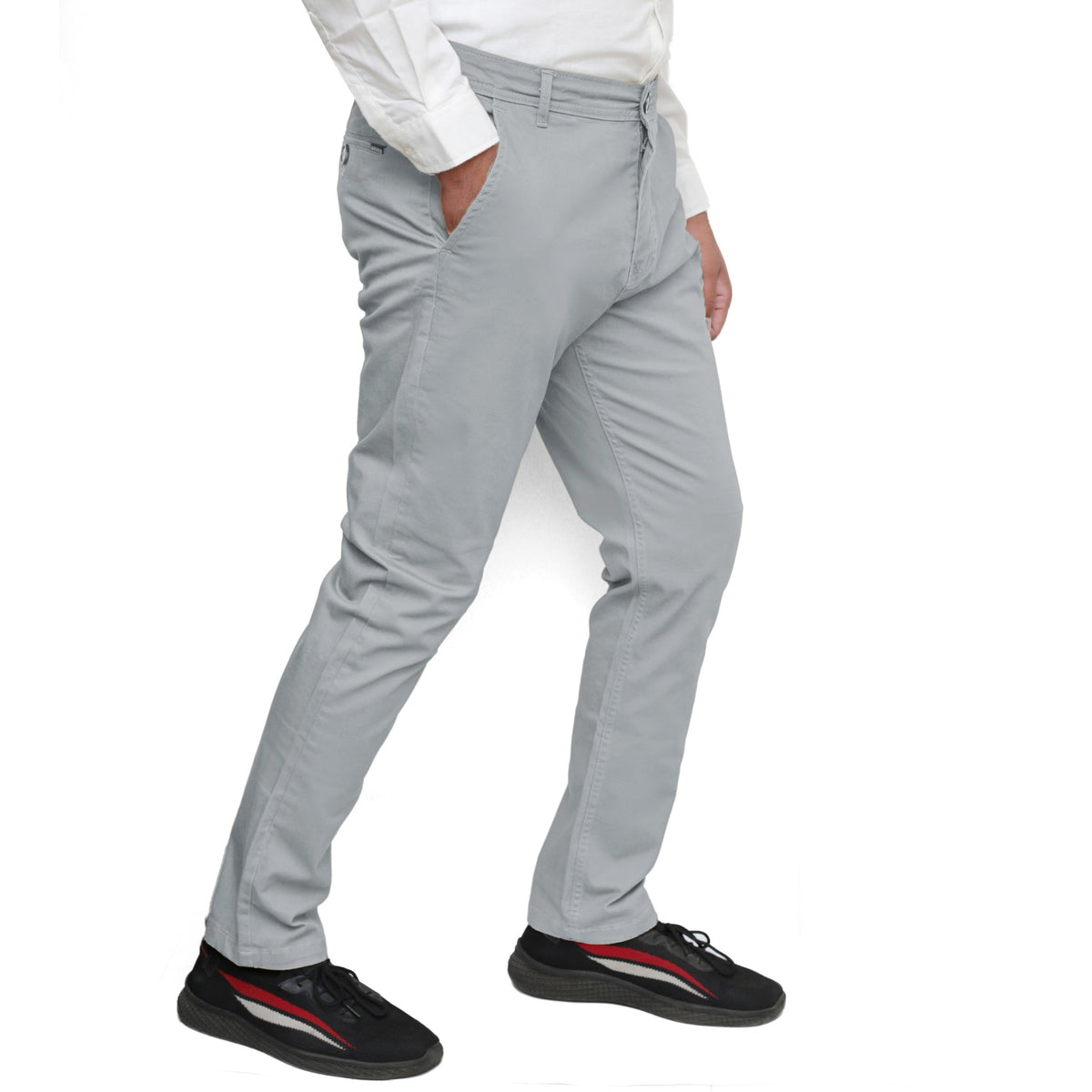Graphite Cotton Pant - Straight FitPantGarderobe Clothing