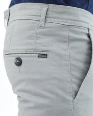Graphite Tint Cotton Pant - Smart FitPantGarderobe Clothing