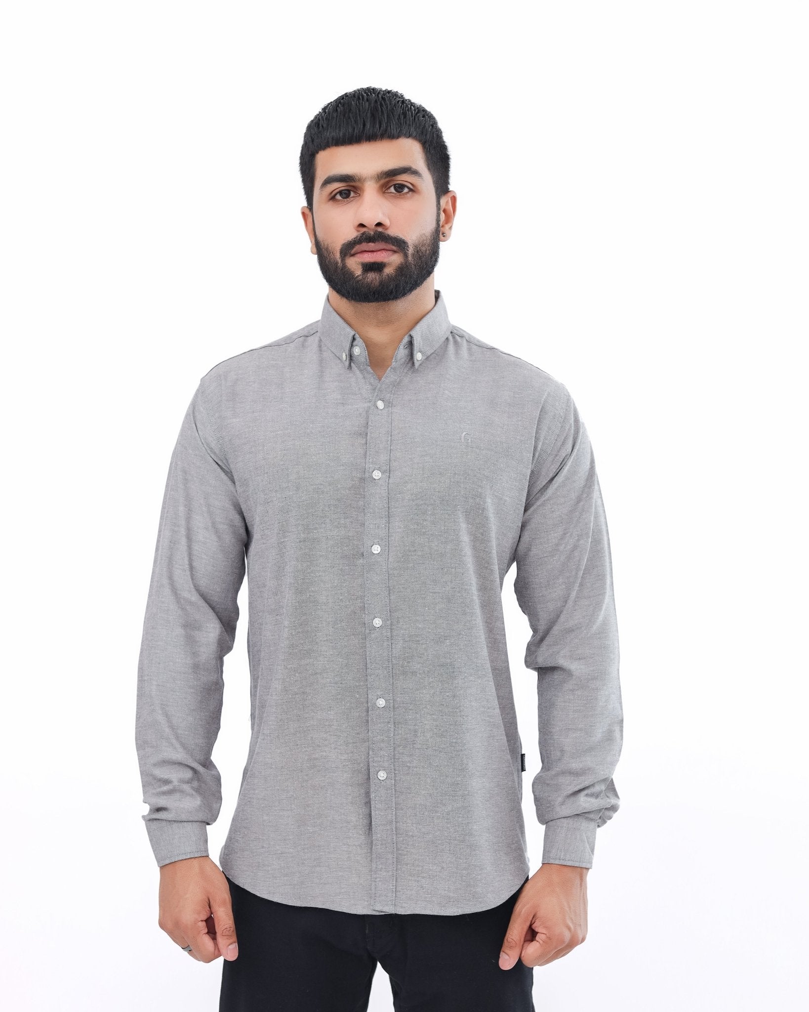 Gray Casual Shirtcasual shirtGarderobe Clothing