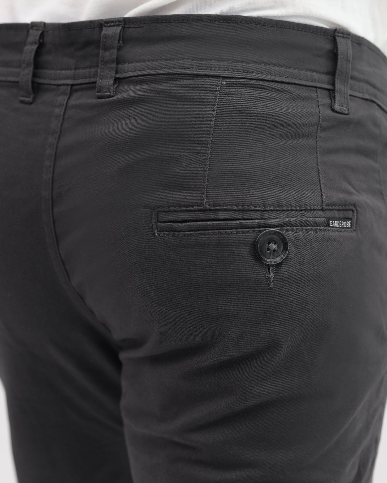 Gray Cotton Pant - Smart FitPantGarderobe Clothing