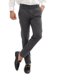 Gray Cotton PantPantGarderobe Clothing