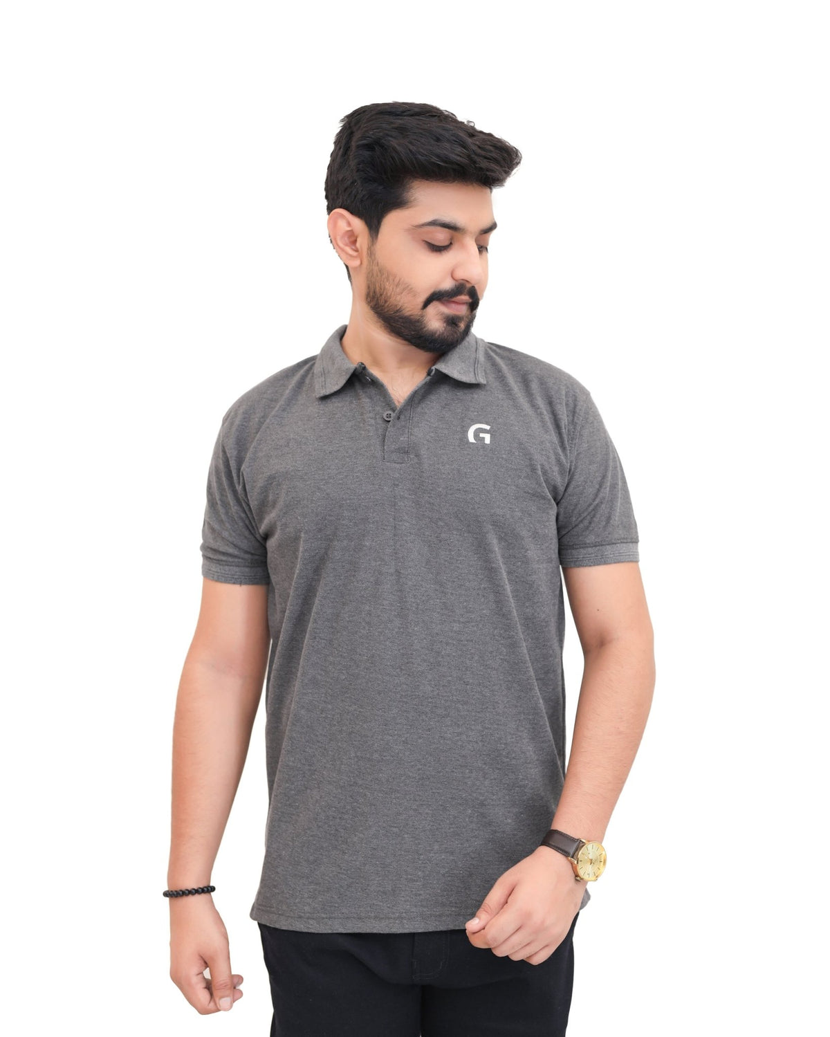 Gray Polo ShirtGarderobe Clothing