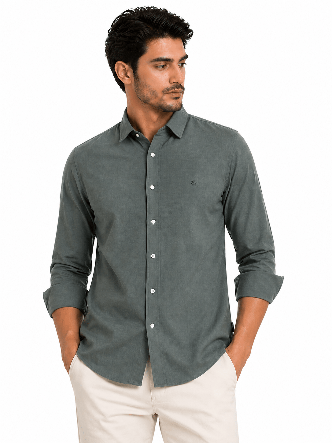Green Casual Shirtcasual shirtGarderobe Clothing