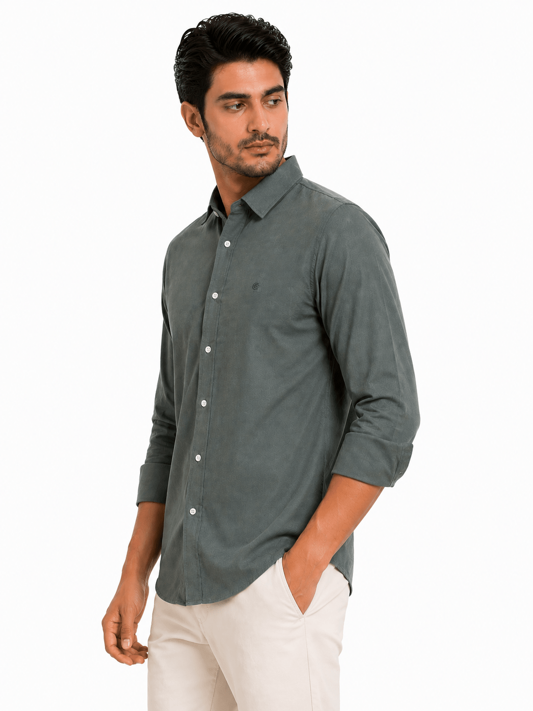 Green Casual Shirtcasual shirtGarderobe Clothing