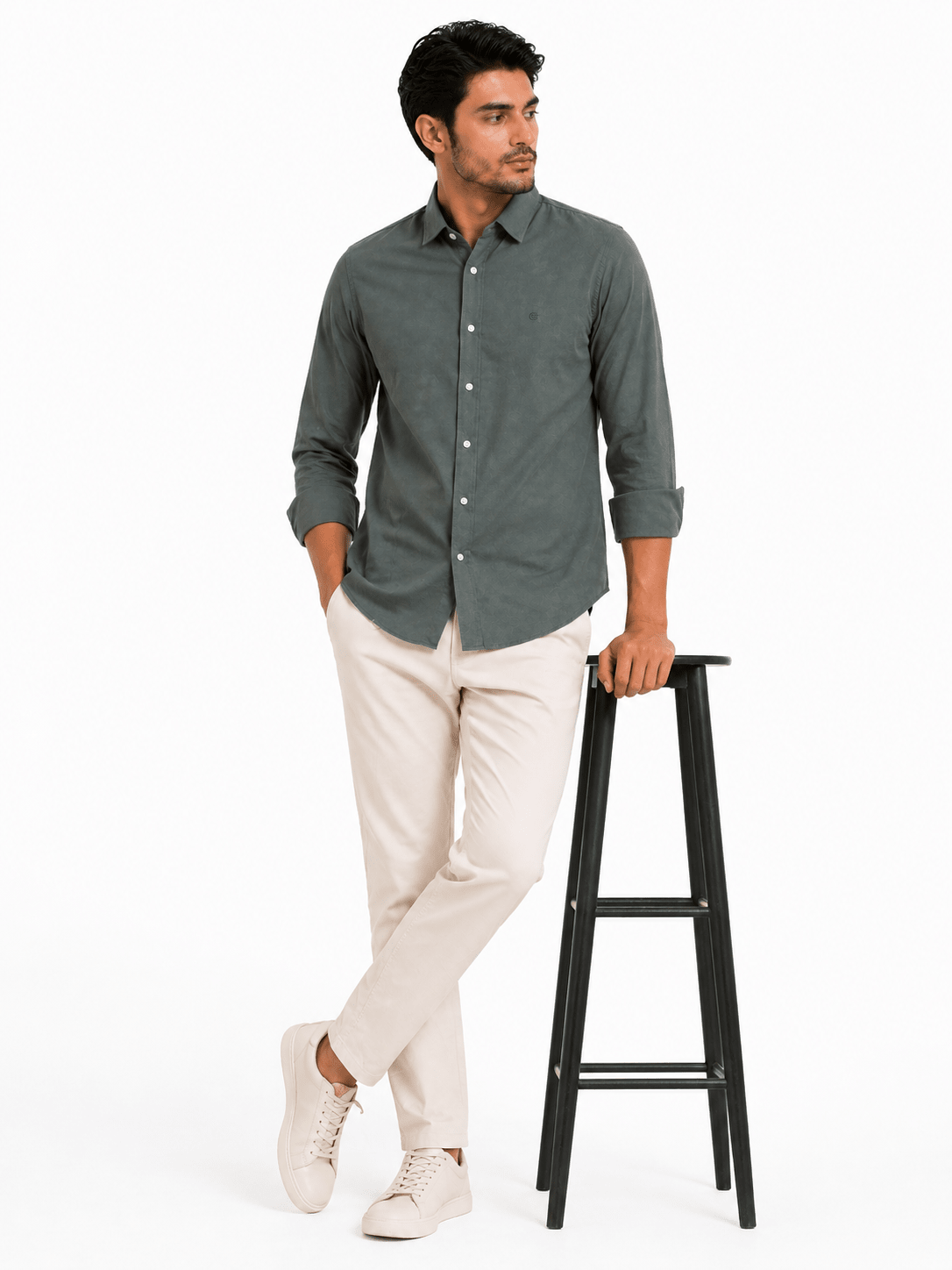 Green Casual Shirtcasual shirtGarderobe Clothing