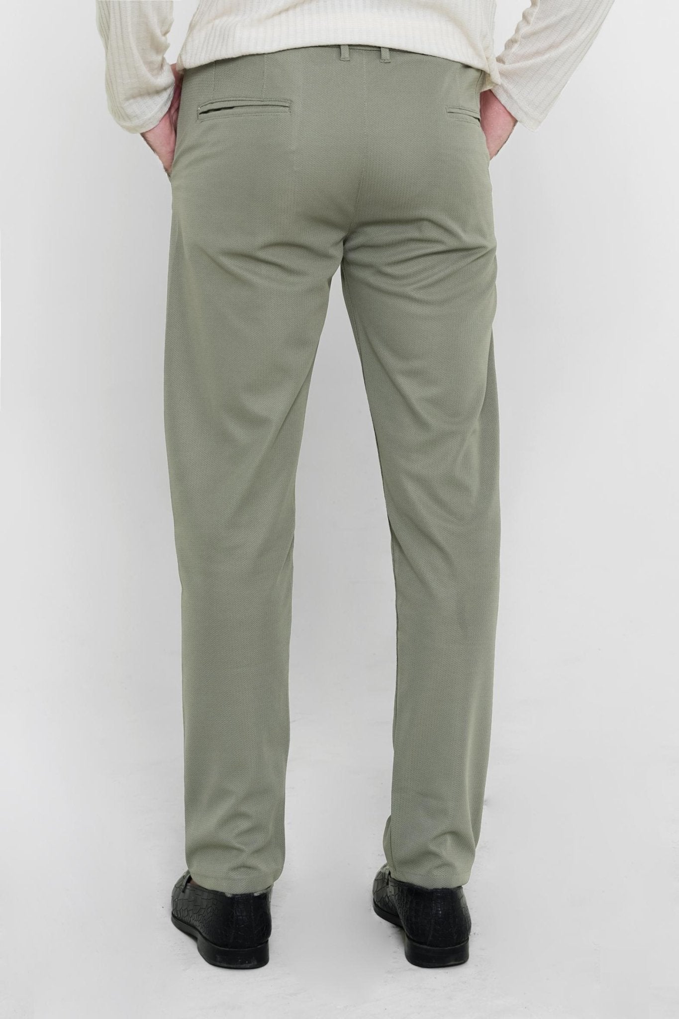 Green Light Plated Pant - Regular FitPantGarderobe Clothing