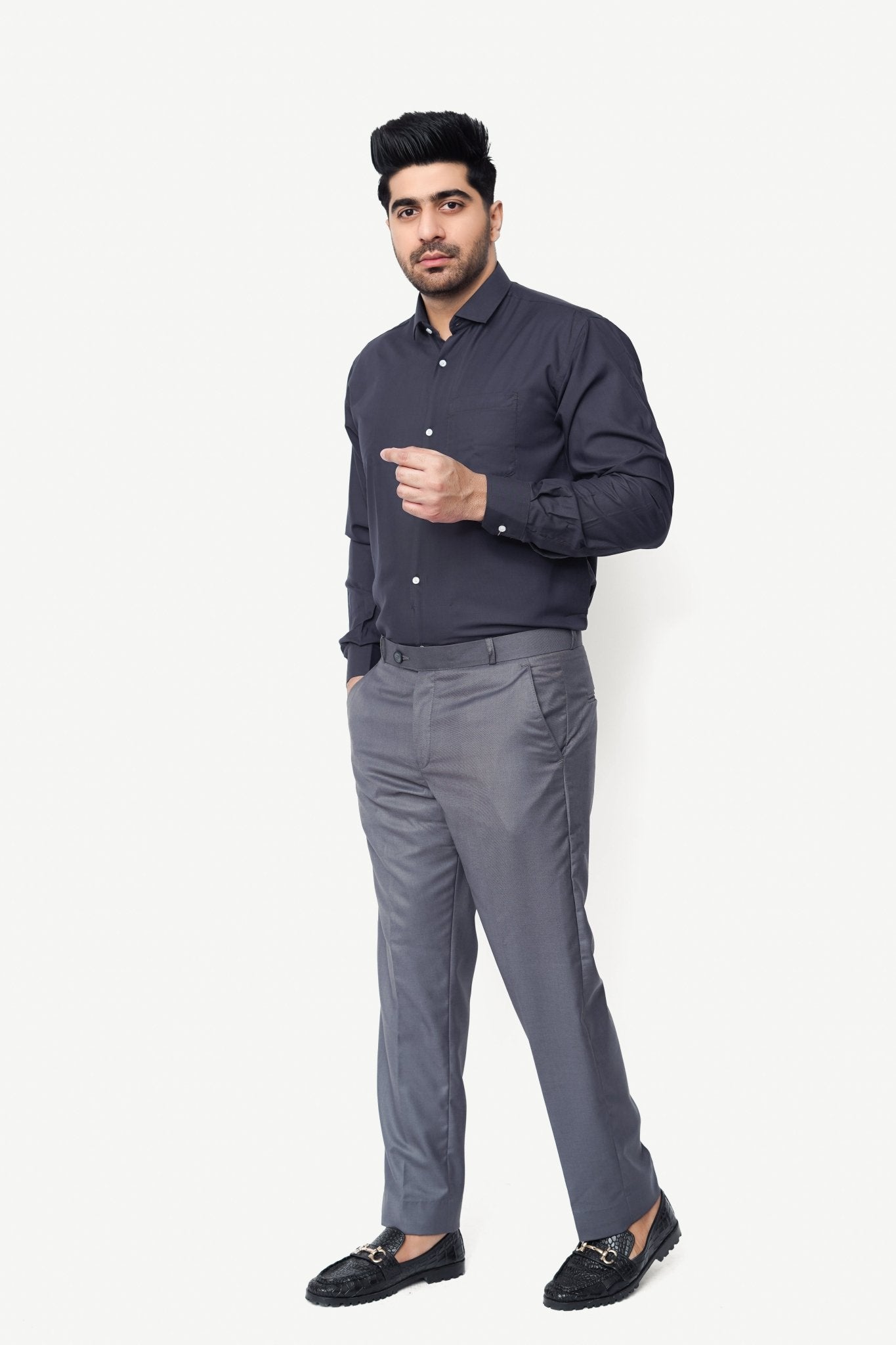 Grey Formal Dress PantFormal PantsGarderobe Clothing