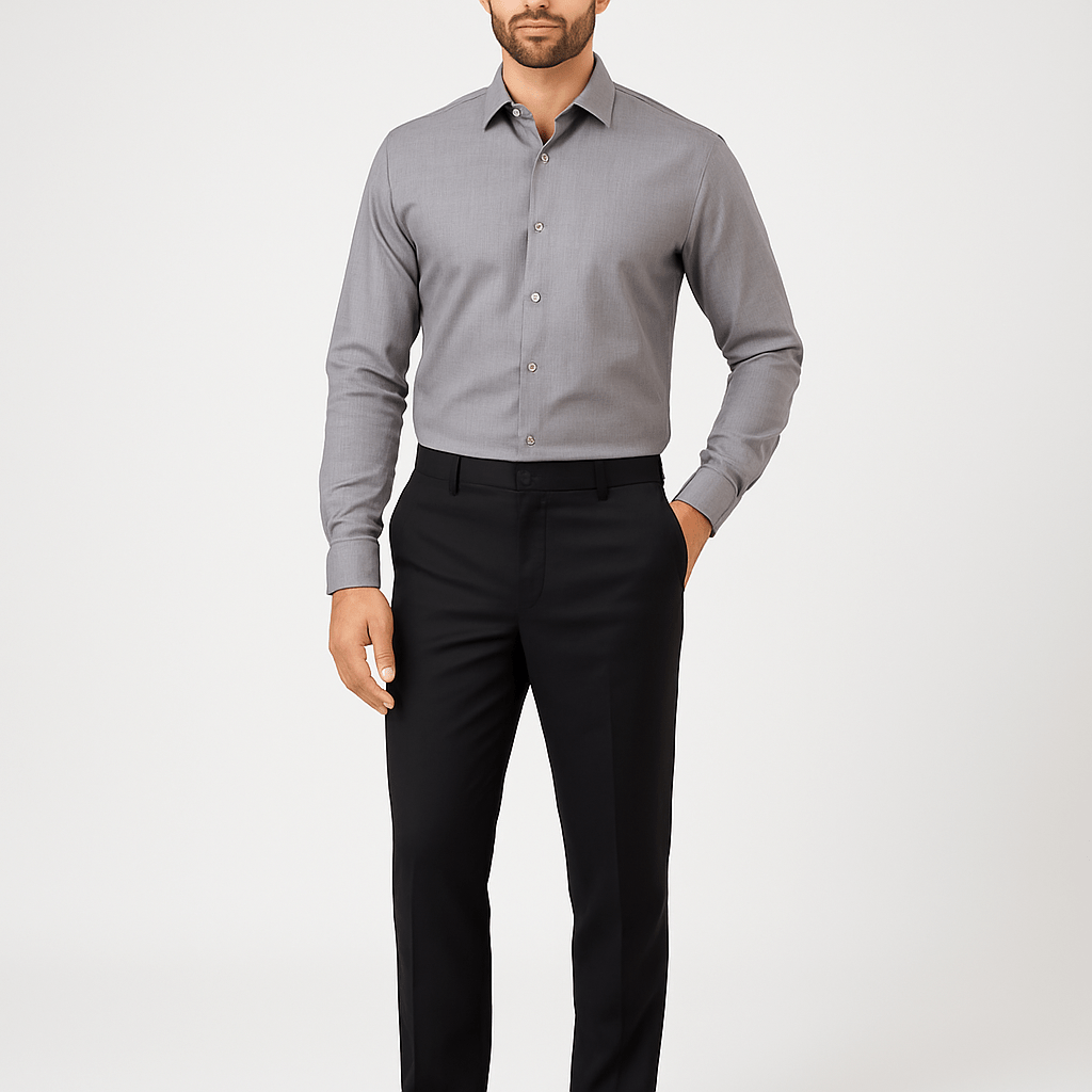 Grey Formal Shirt - Executive SeriesshirtGarderobe Clothing