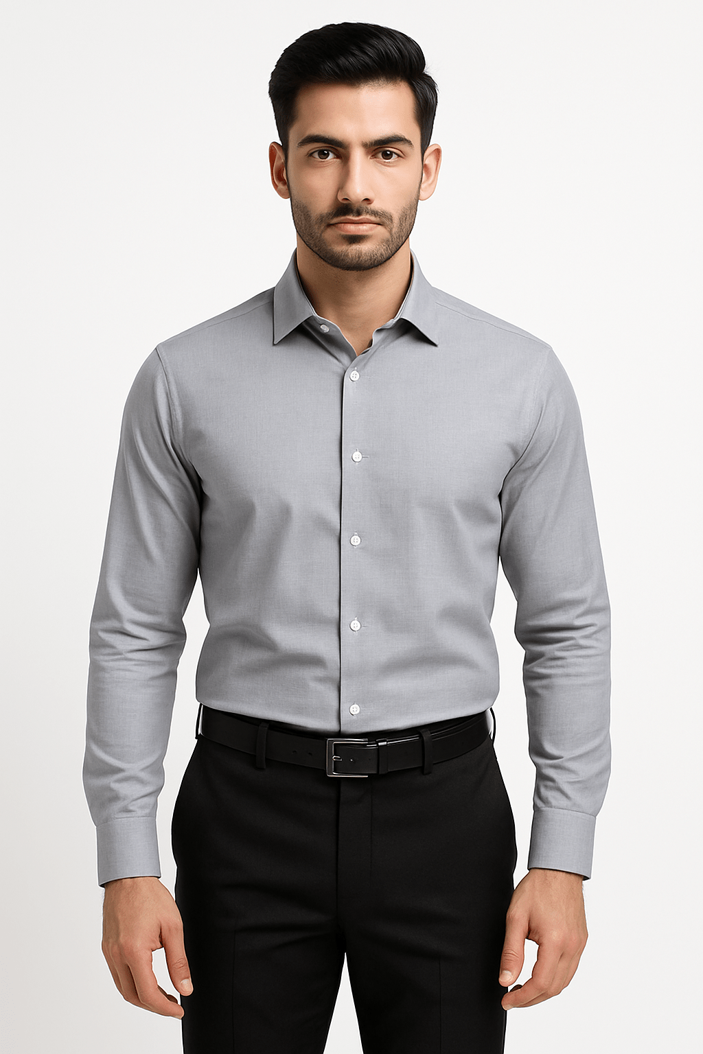 Grey Formal Shirt - Executive SeriesshirtGarderobe Clothing