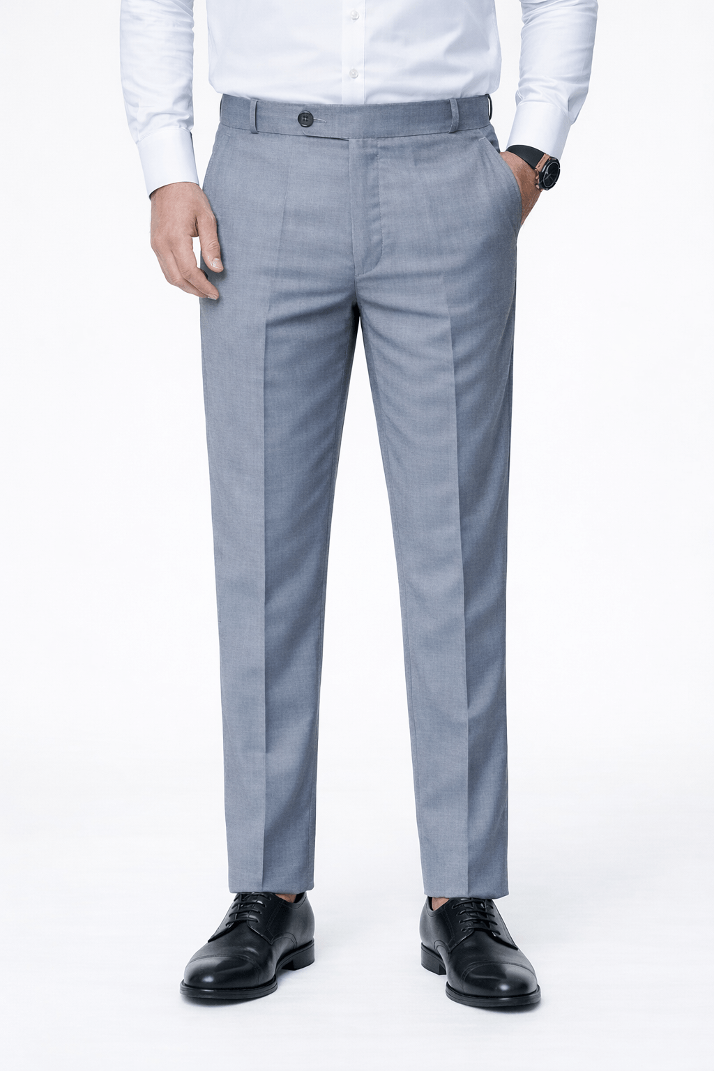 Light Grey Formal Dress PantFormal PantsGarderobe Clothing