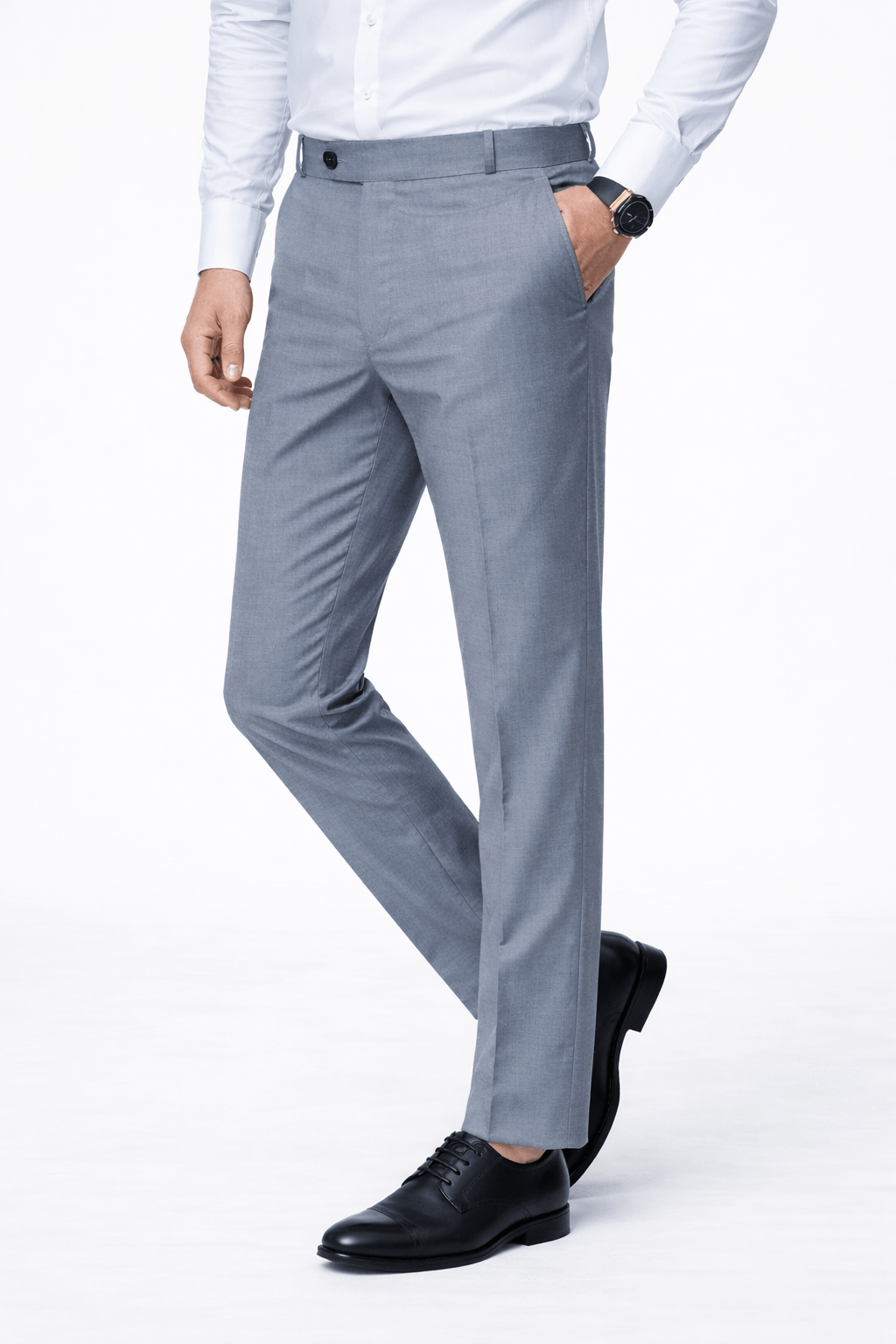 Light Grey Formal Dress PantFormal PantsGarderobe Clothing