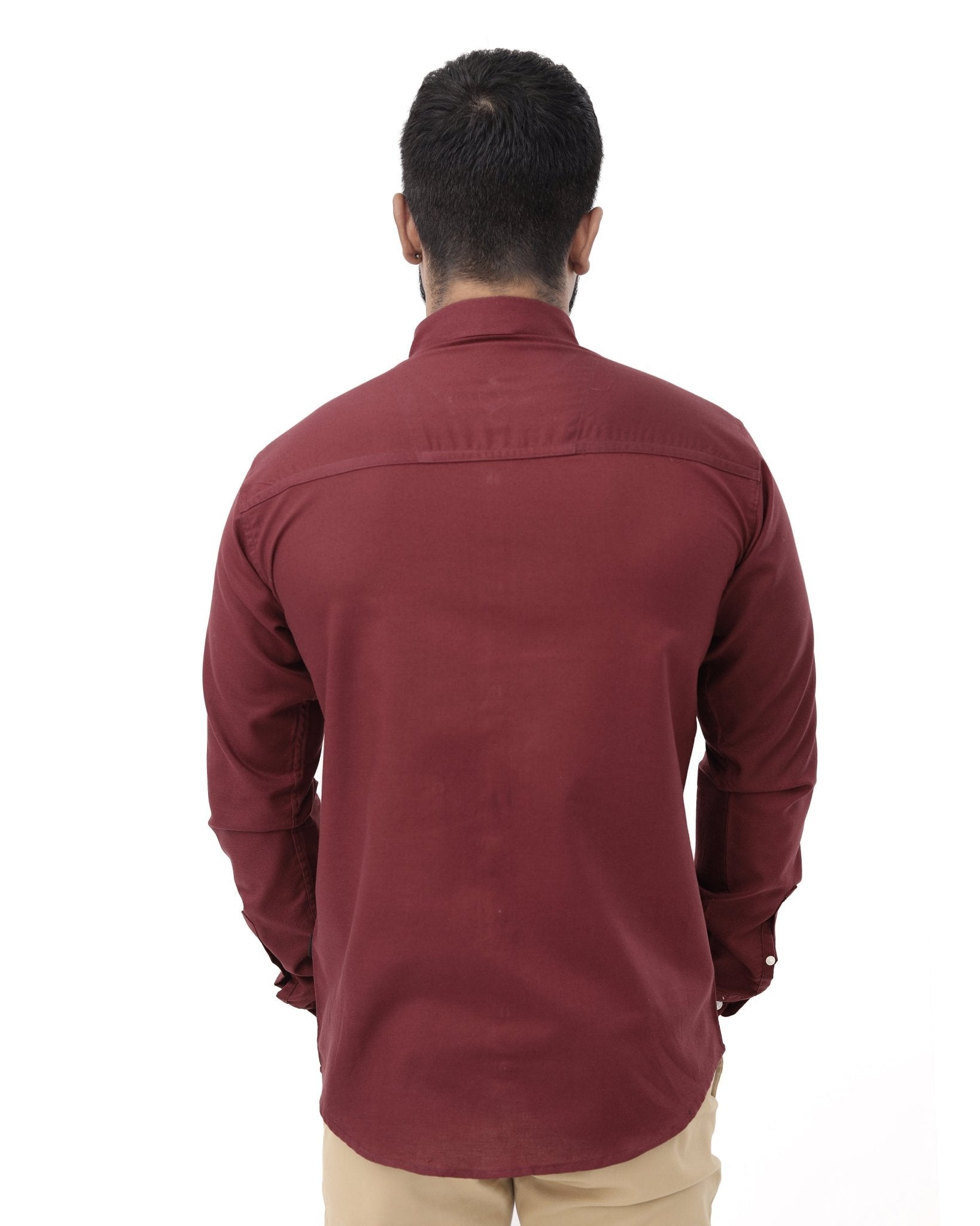 Maroon Casual Shirtcasual shirtGarderobe Clothing