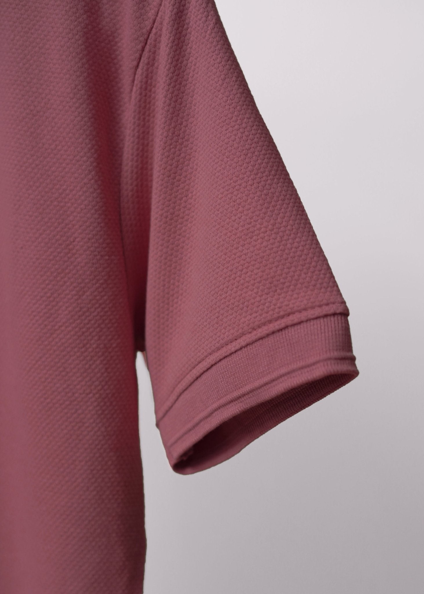 Maroon Polo - Popcorn Polo ShirtGarderobe Clothing
