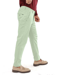 Mint Green Cotton pantPantsGarderobe Clothing