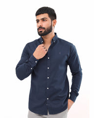 Navy Blue Casual Shirtcasual shirtGarderobe Clothing