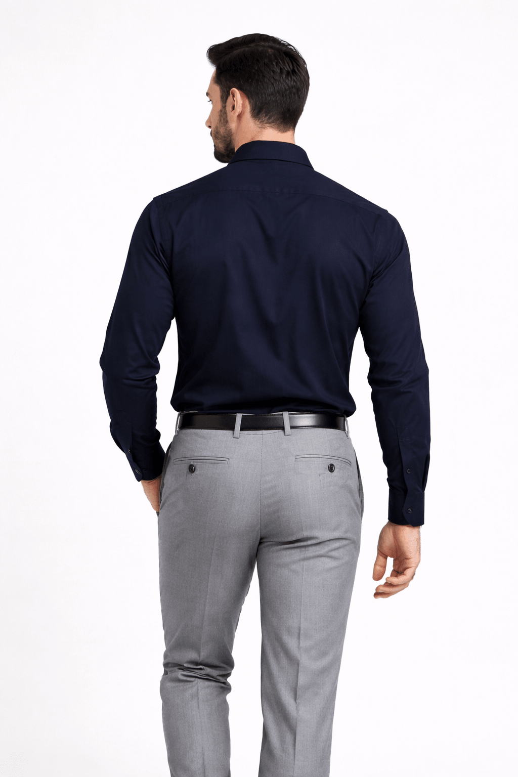Navy Blue Formal Shirt - Executive SeriesshirtGarderobe Clothing
