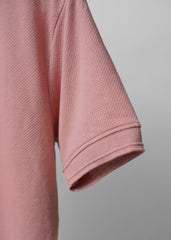PEACH POLO - Popcorn Polo ShirtGarderobe Clothing