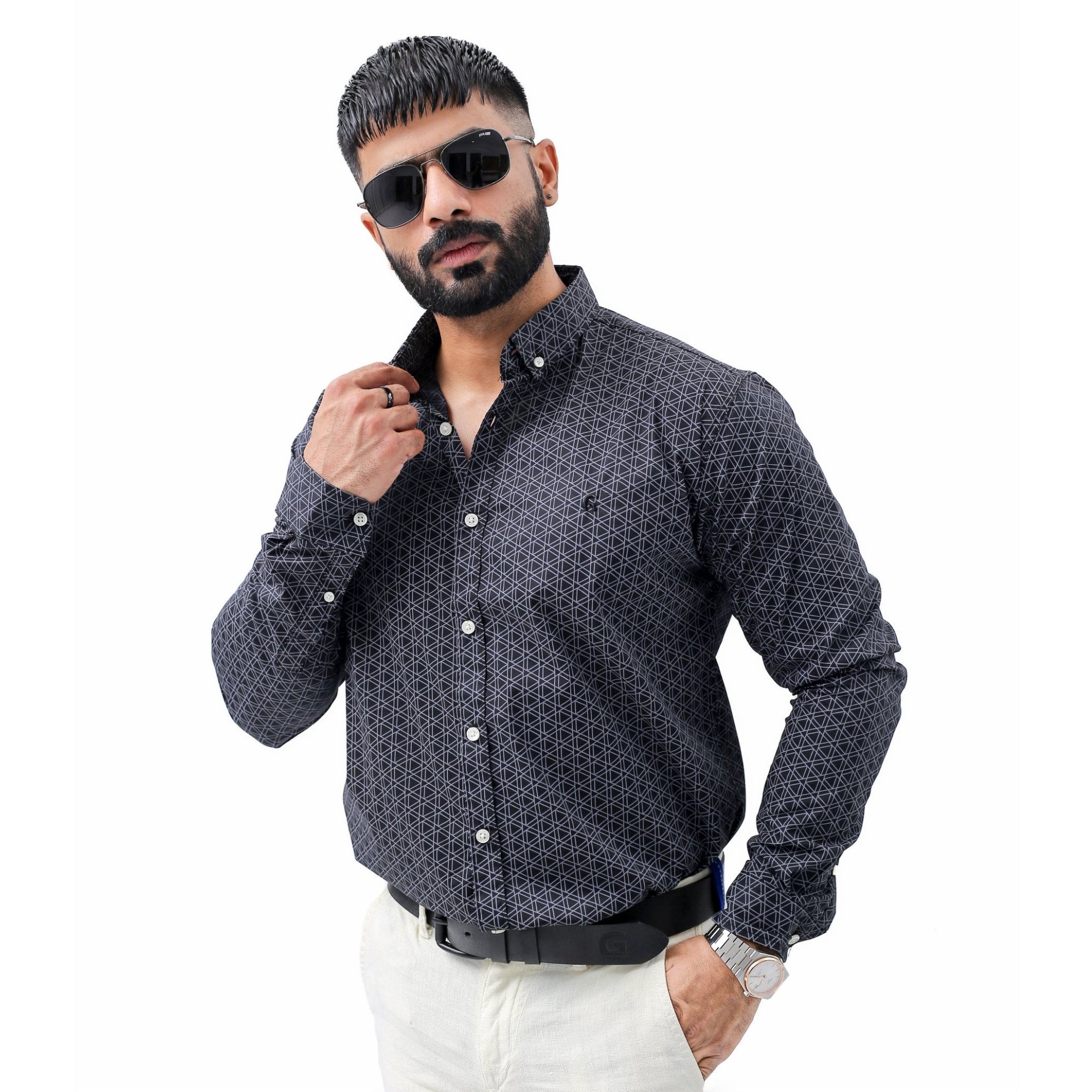 Phantom Charcoal Casual Shirtcasual shirtGarderobe Clothing