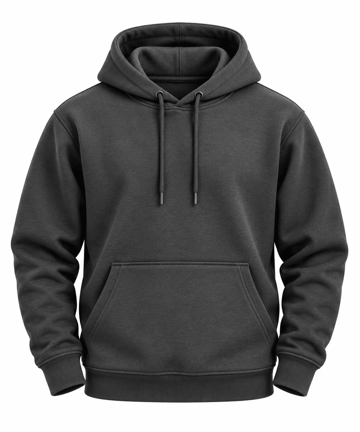 Premium Fleece Pullover Hoodie - CharcoalGarderobe Clothing
