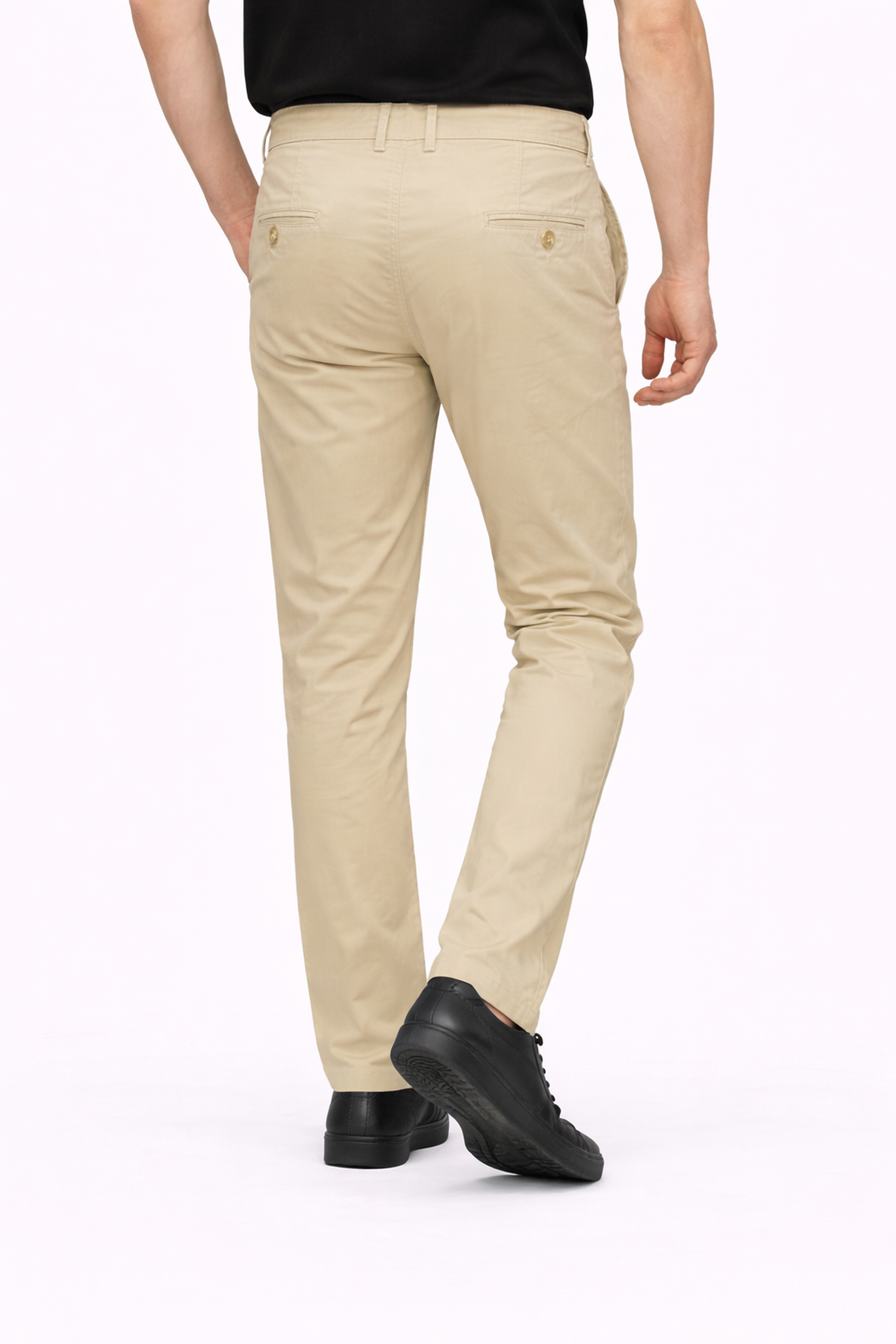 Creamy Cotton Pant - Straight Fit