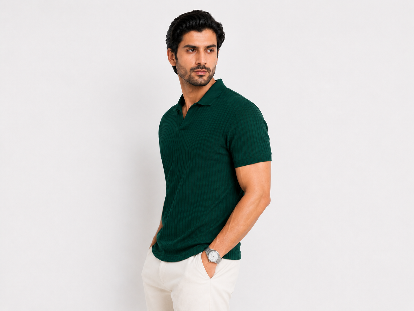 Evergreen - Knitted Polo Shirt