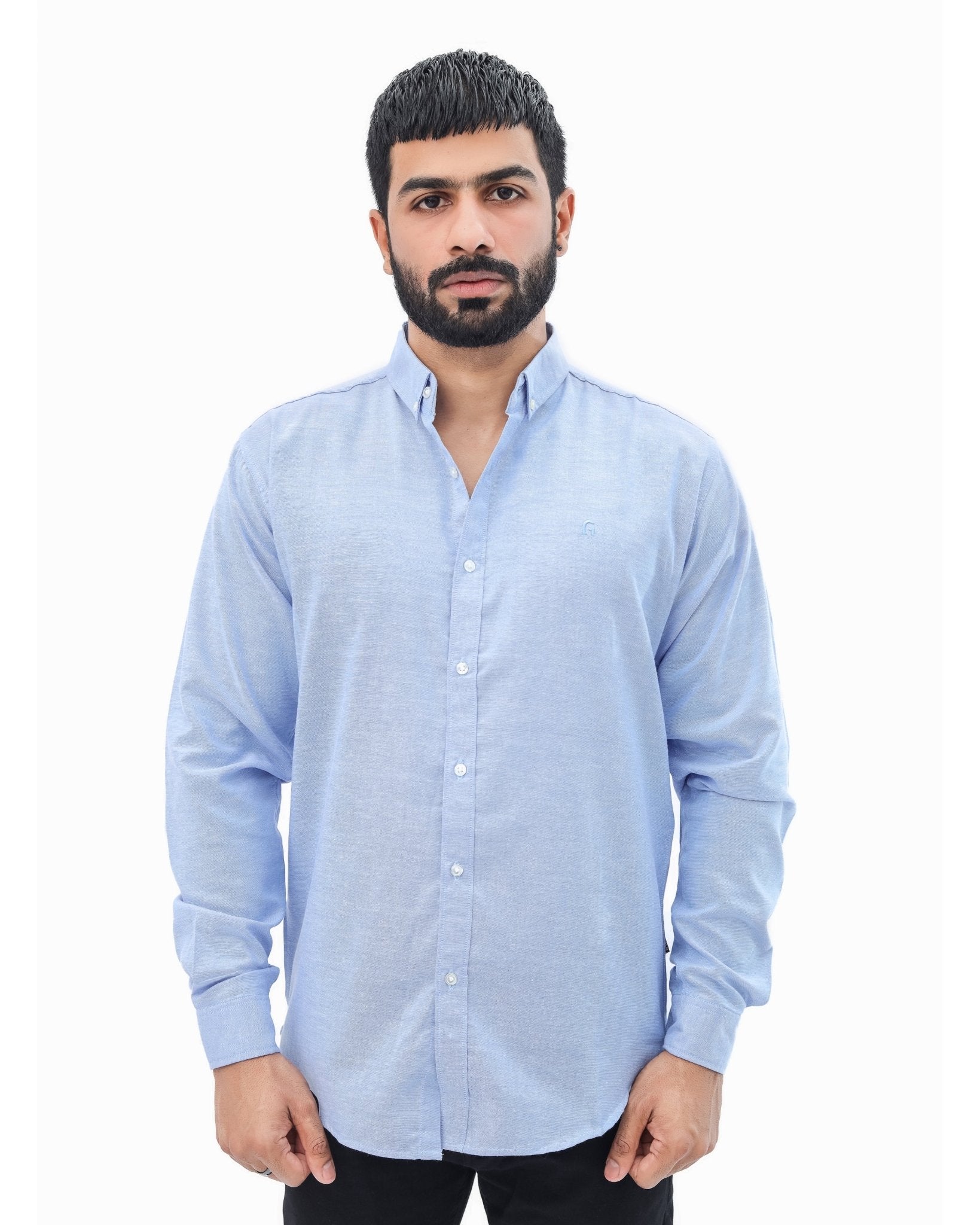 Sky Blue Casual Shirtcasual shirtGarderobe Clothing