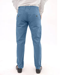 Slate Blue Cotton pantPantsGarderobe Clothing