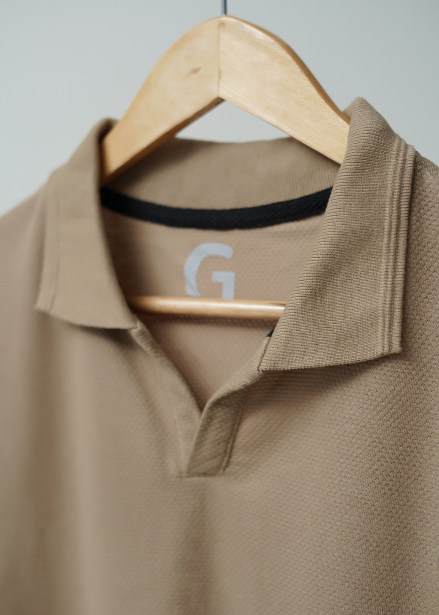 TEXTURED KINT SKIN POLO SHIRTGarderobe Clothing