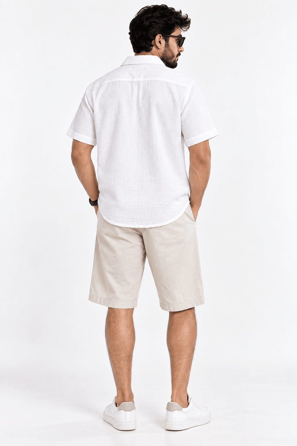 White Beach Shirt - AS Seriescasual shirtGarderobe Clothing