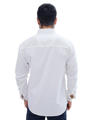 White Casual Shirtcasual shirtGarderobe Clothing