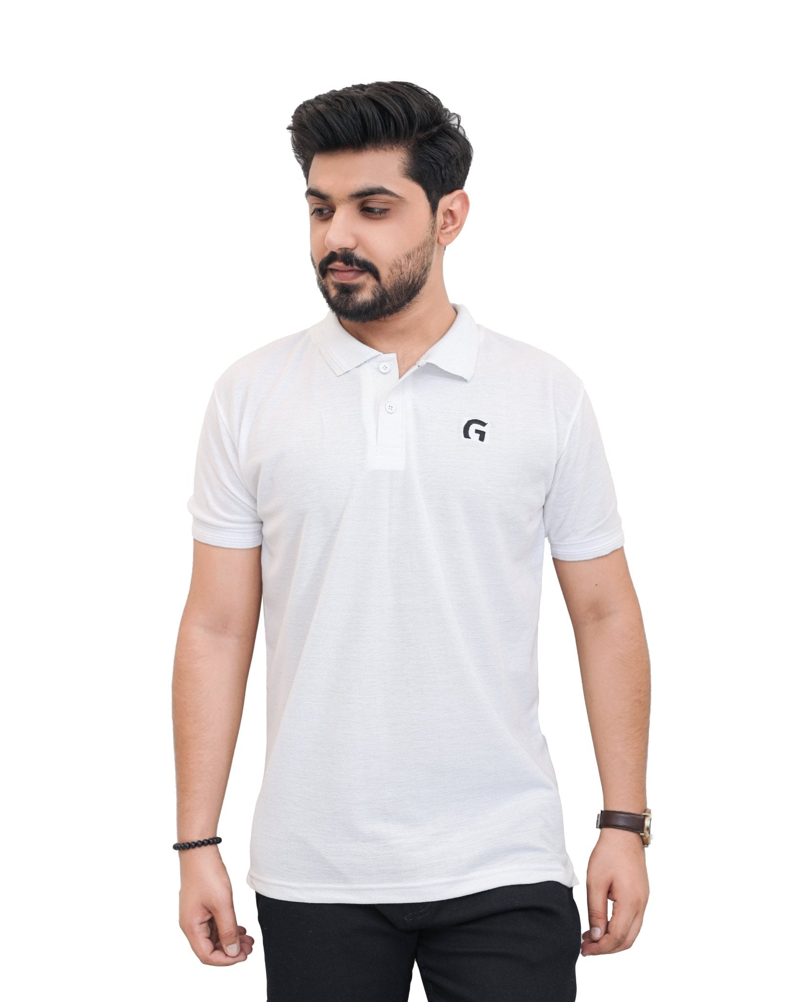 White Polo ShirtGarderobe Clothing