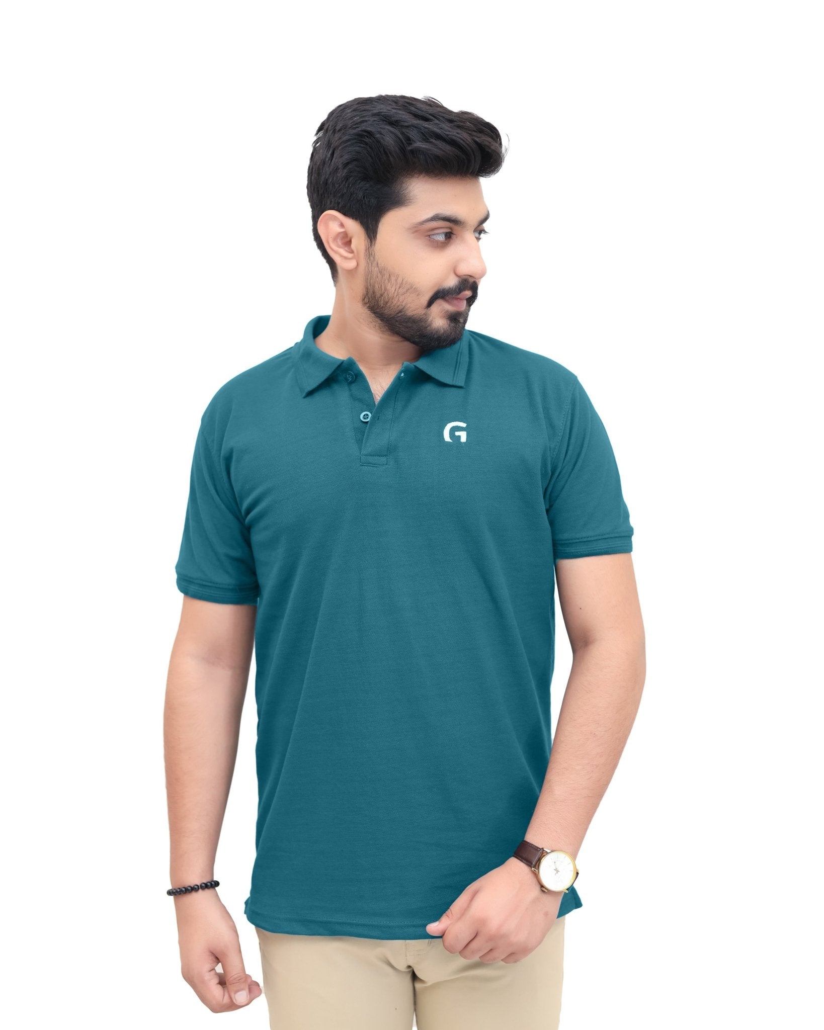 Zinc Green Polo ShirtGarderobe Clothing