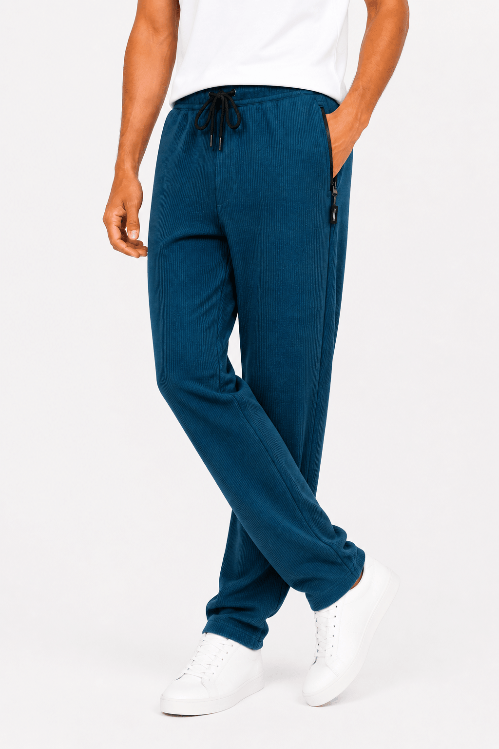 Zinc Knitted Trouser - Regular - fitPleated TrousersGarderobe Clothing