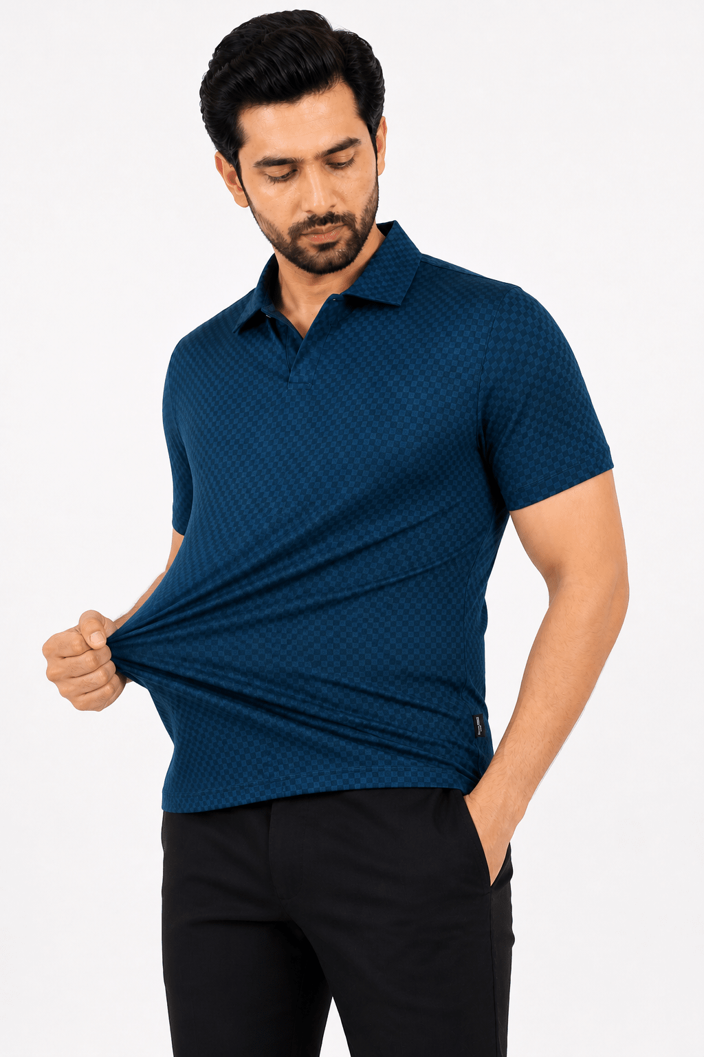Zinc Polo Shirt - ActiveFlexHalf Sleeves PoloGarderobe Clothing