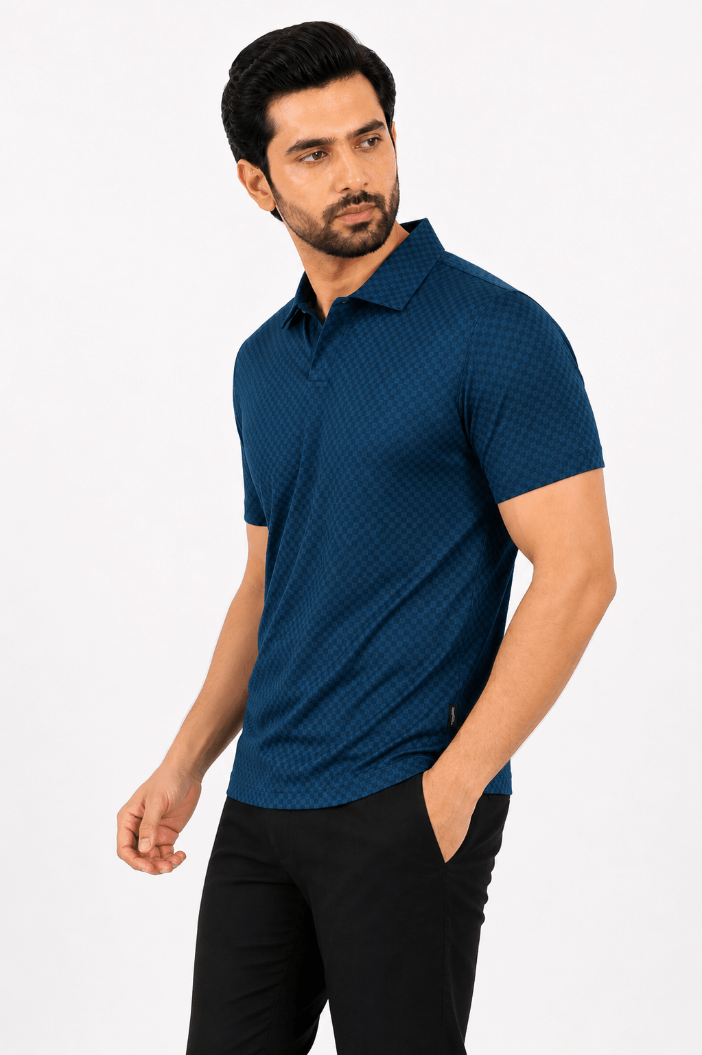 Zinc Polo Shirt - ActiveFlexHalf Sleeves PoloGarderobe Clothing