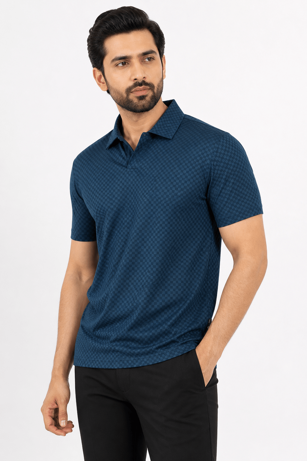 Zinc Polo Shirt - ActiveFlexHalf Sleeves PoloGarderobe Clothing