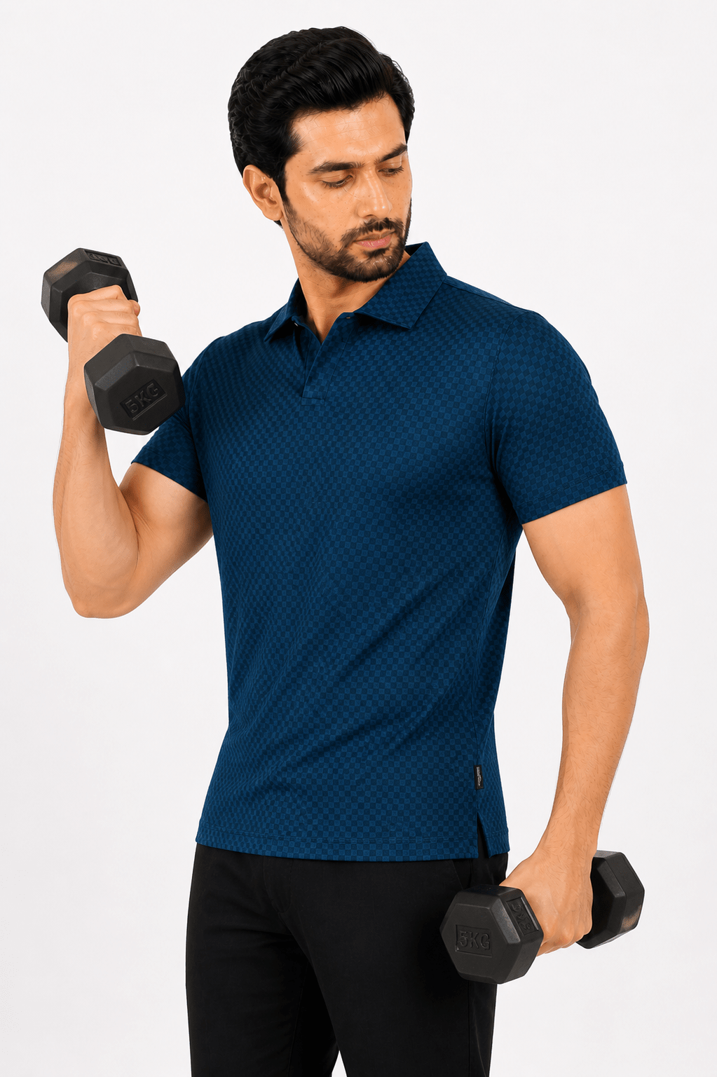 Zinc Polo Shirt - ActiveFlexHalf Sleeves PoloGarderobe Clothing