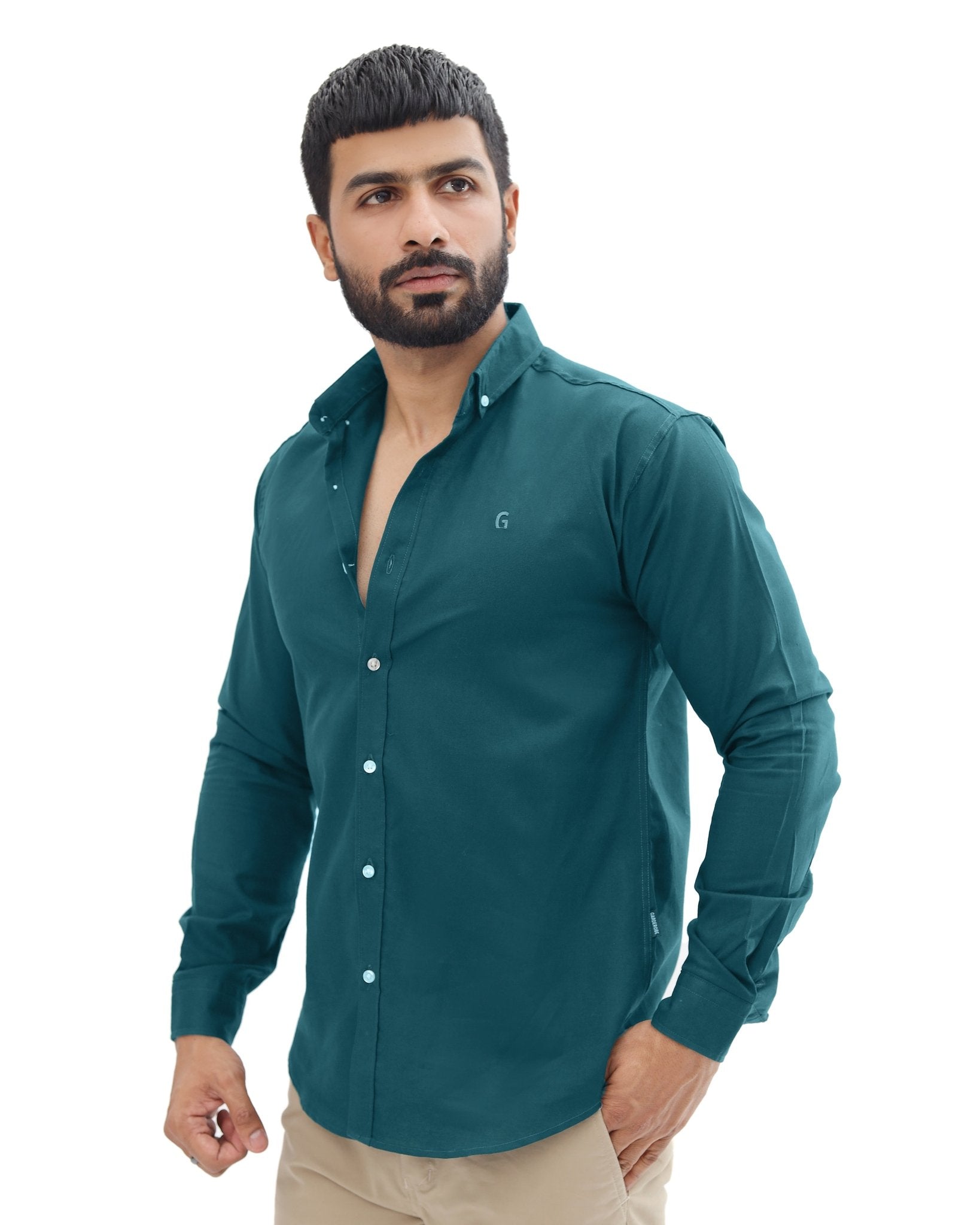ZincGreen Casual Shirtcasual shirtGarderobe Clothing