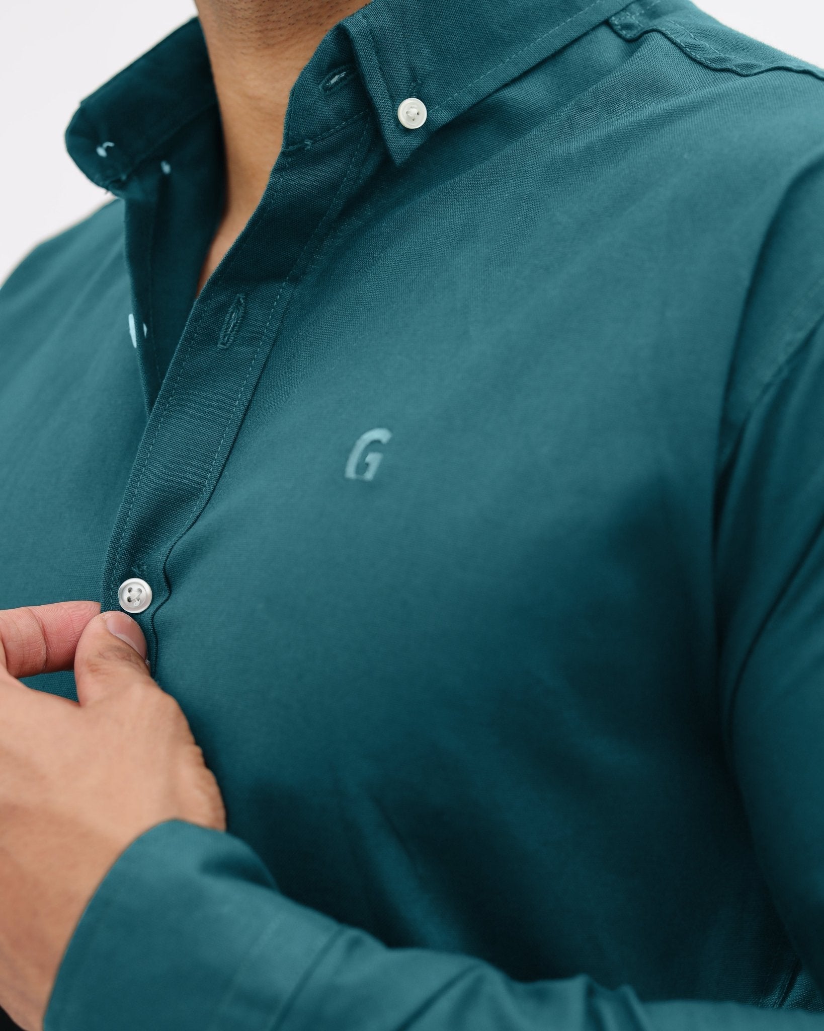 ZincGreen Casual Shirtcasual shirtGarderobe Clothing